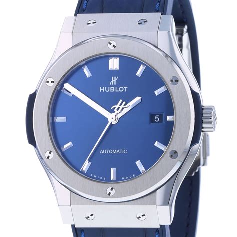 hublot classic fusion 42mm blue|hublot classic fusion 42mm review.